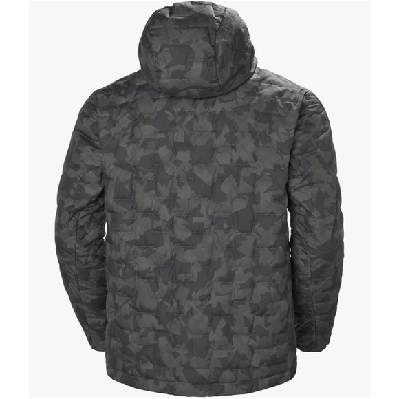Helly Hansen Men's LIFALOFT™ Hooded Insulator Jacket in Charcoal Camo Size Small - Picture 3 of 15